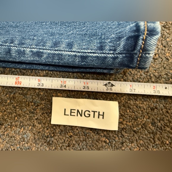 Levis Premium Womens Wedgie Straight Buttonfly Jeans 27X28 EUC - Picture 11 of 11